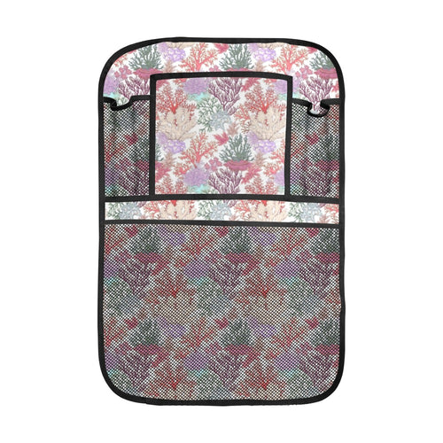 Coral Reef Pattern Print Design 03 Car Seat Back Organizer