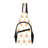 cute onions smiling faces All Over Print Chest Bag