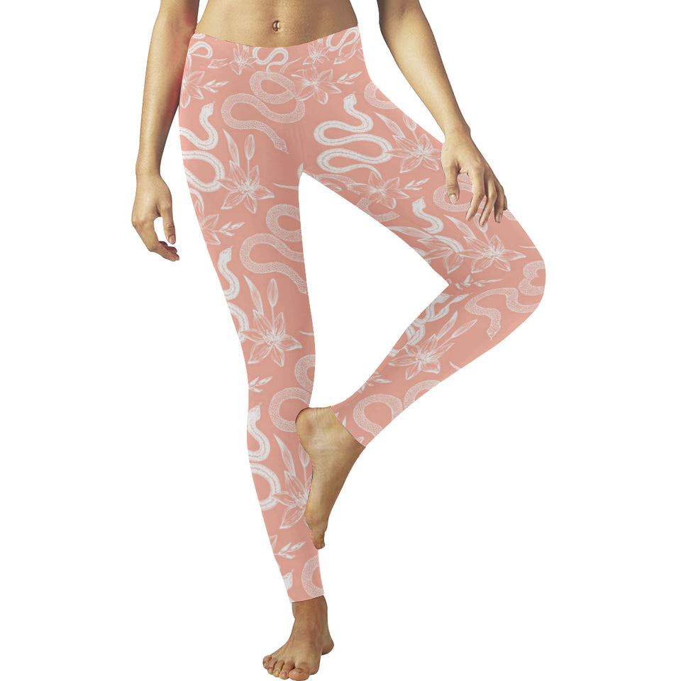 Snake lilies flower pattern Women's Legging Fulfilled In US