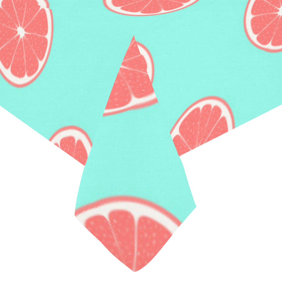 Grapefruit green background Tablecloth