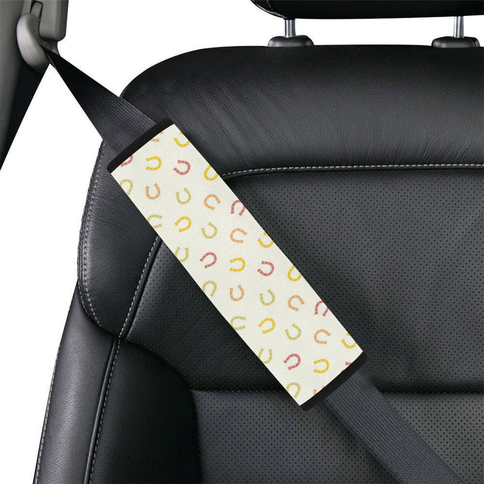 Horseshoes Pattern Print Design 02 Car Seat Belt Cover