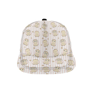 cute owl leaf All Over Print Snapback Cap