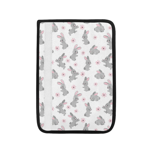 Watercolor cute rabbit pattern Car Seat Belt Cover