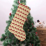 Greyhound Pattern Print Design 04 Christmas Stocking