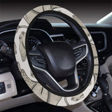 Stingray Pattern Print Design 05 Car Steering Wheel Cover
