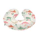 Cute whale pattern U-Shaped Travel Neck Pillow