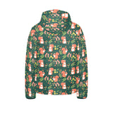 Squirrel Pattern Print Design 03 Kids' Boys' Girls' Padded Hooded Jacket