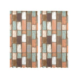 Wood Printed Pattern Print Design 02 Gauze Curtain