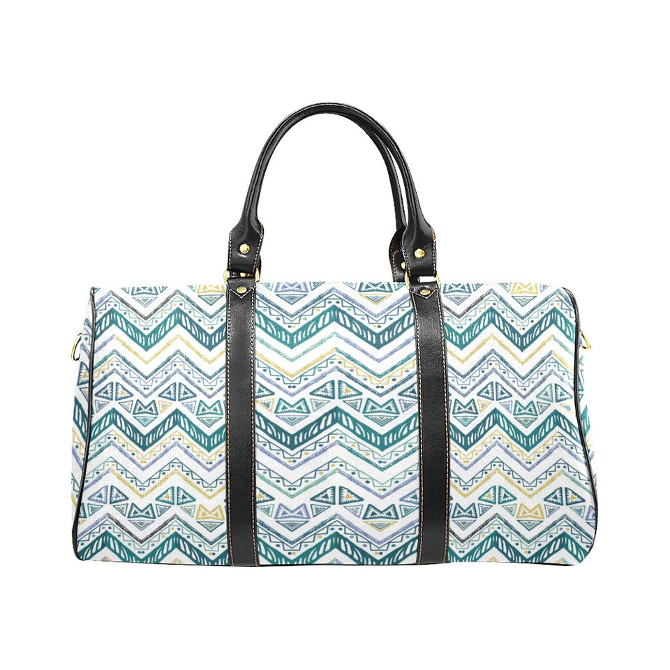 zigzag chevron paint design pattern Travel Bag