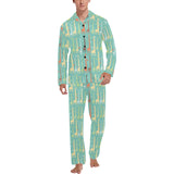 Giraffe Pattern Print Design 01 Men's Long Pajama Set