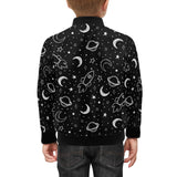 Hand drawn space rocket star planet Kids' Boys' Girls' Bomber Jacket