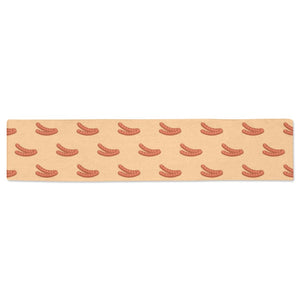 Sausage Pattern Print Design 03 Table Runner