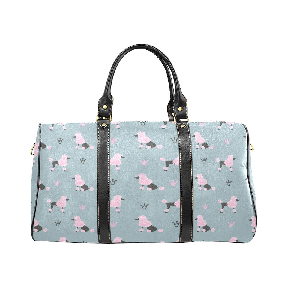 poodle dog pattern Travel Bag