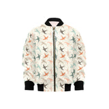 Swallow Pattern Print Design 02 Kids' Boys' Girls' Bomber Jacket