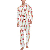 Daruma japanese wooden doll Men's Long Pajama Set
