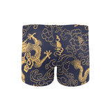 Gold dragon pattern Men's Swimming Trunks