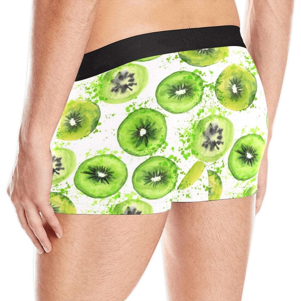 Watercolor kiwi pattern Men's All Over Print Boxer Briefs Men's Underwear