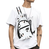 Cute cows pattern All Over Print Chest Bag