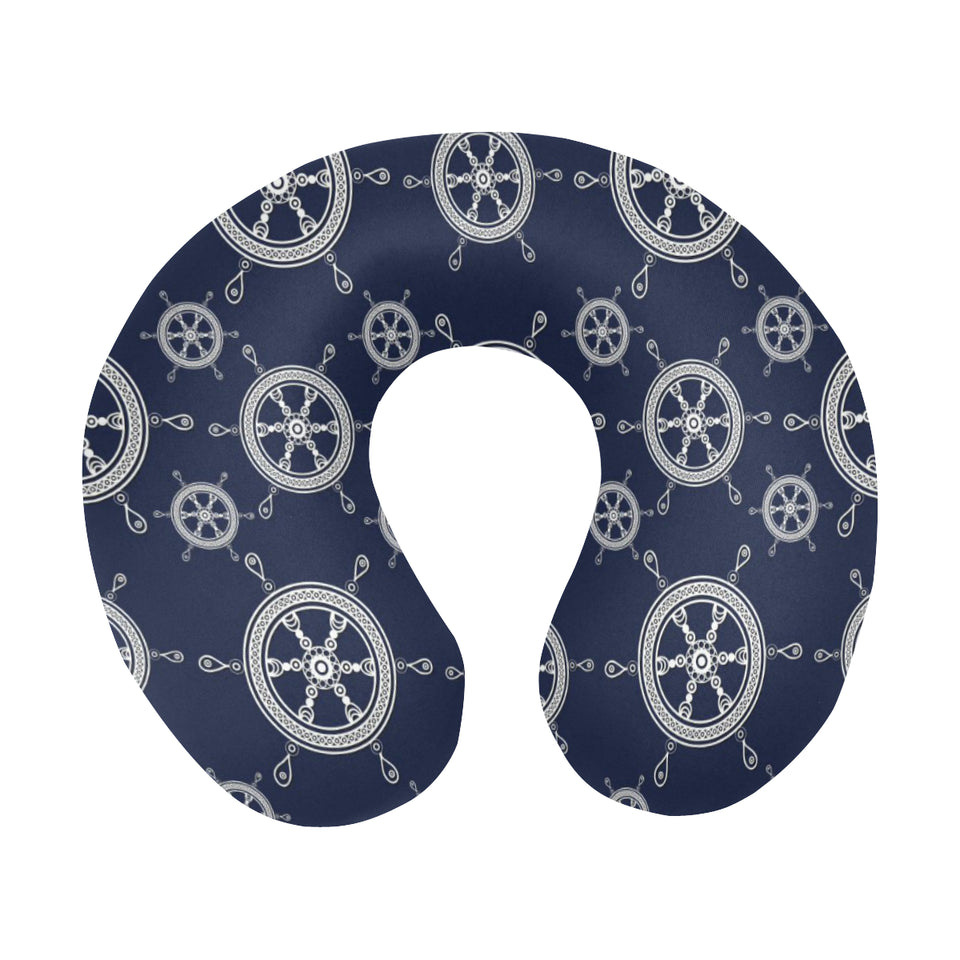 nautical steering wheel design pattern U-Shaped Travel Neck Pillow