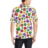 Dice Pattern Print Design 03 Men's All Over Print Polo Shirt