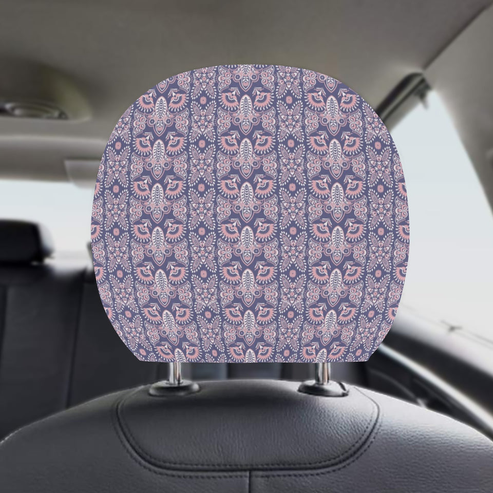 Indian Batik Style pattern Car Headrest Cover