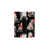 Christmas Pugs Santa_s red cap pattern Morphing Mug Heat Changing Mug