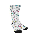 Candy design pattern Crew Socks