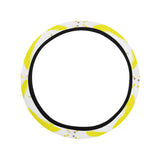 Durian pattern background Car Steering Wheel Cover