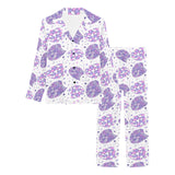 Hedgehog Pattern Print Design 05 Women's Long Pajama Set