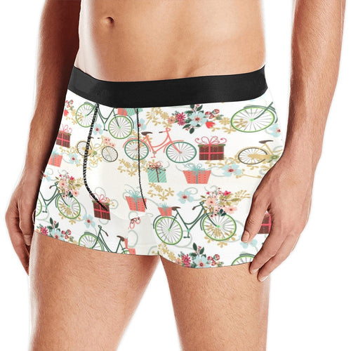 Bicycle Pattern Print Design 05 Men's All Over Print Boxer Briefs Men's Underwear