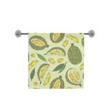 Durian leaves pattern background Bath Towel