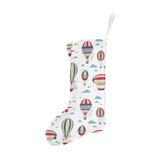 Hot air balloon pattern Christmas Stocking