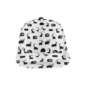 Goat ram pattern All Over Print Snapback Cap