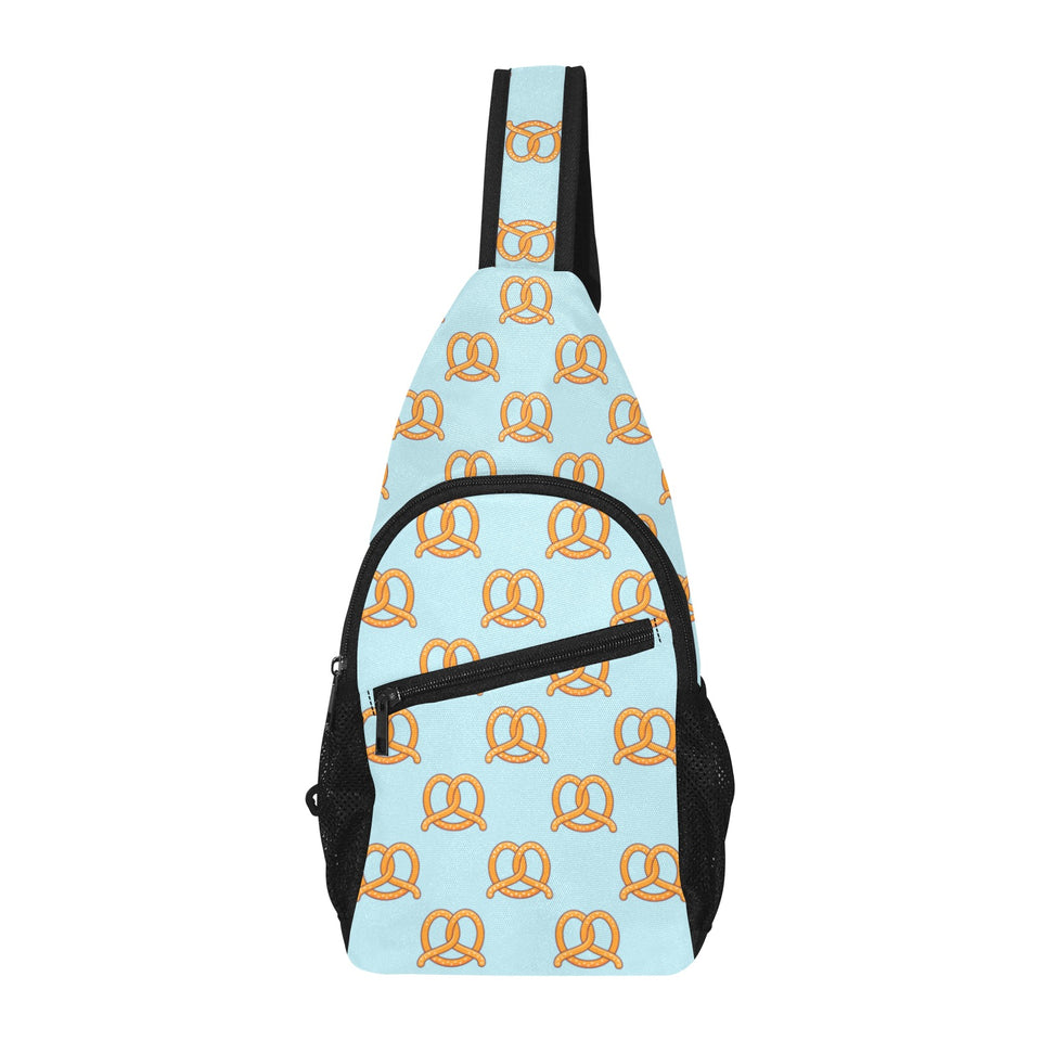 Pretzels Pattern Print Design 03 All Over Print Chest Bag