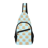 Pretzels Pattern Print Design 03 All Over Print Chest Bag