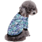 Shell design pattern All Over Print Pet Dog Round Neck Fuzzy Shirt