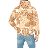 Various cookie pattern Men's Padded Hooded Jacket