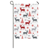 Deer tree snowflakes chrismas pattern House Flag Garden Flag