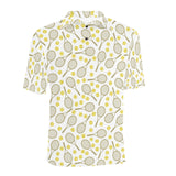 Tennis Pattern Print Design 02 Men's All Over Print Polo Shirt