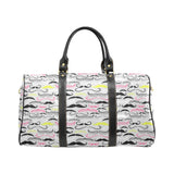 Mustache Beard Pattern Print Design 02 Travel Bag