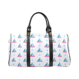 Sailboat anchor pattern Travel Bag