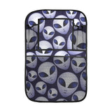 Alien Pattern Print Design 01 Car Seat Back Organizer