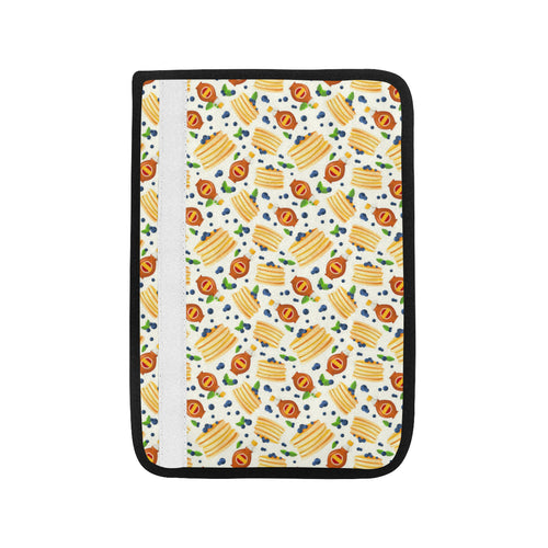 Pancake Pattern Print Design 02 Car Seat Belt Cover