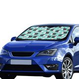 Hedgehog Pattern Print Design 03 Car Sun Shade