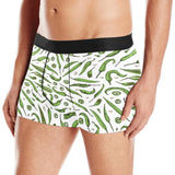 Hand drawn sketch style green Chili peppers patter Men's All Over Print Boxer Briefs Men's Underwear