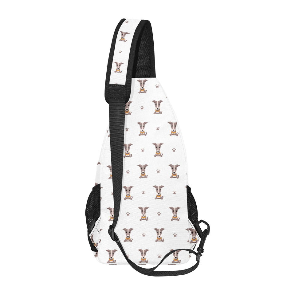 Greyhound Pattern Print Design 05 All Over Print Chest Bag