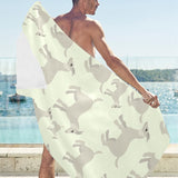 Little young goat pattern Beach Towel