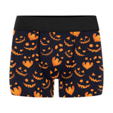 Halloween pattern Pumpkin background Men's All Over Print Boxer Briefs Men's Underwear
