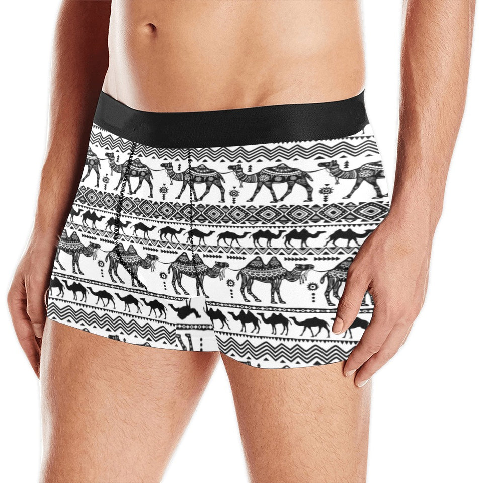 Camel polynesian tribal pattern Men's All Over Print Boxer Briefs Men's Underwear