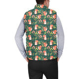 Squirrel Pattern Print Design 03 Men's Padded Vest
